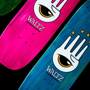 pink barbie mellow skateboard