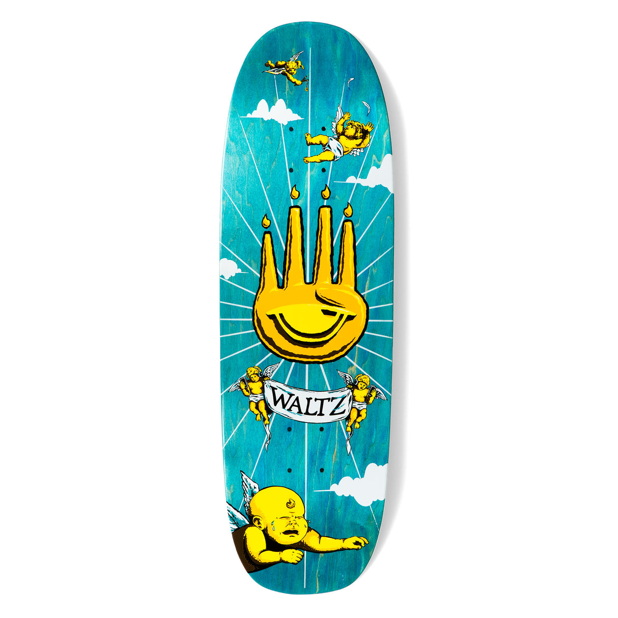 8.75" Thicc-sby Freestyle Skateboard Deck - Cherubs