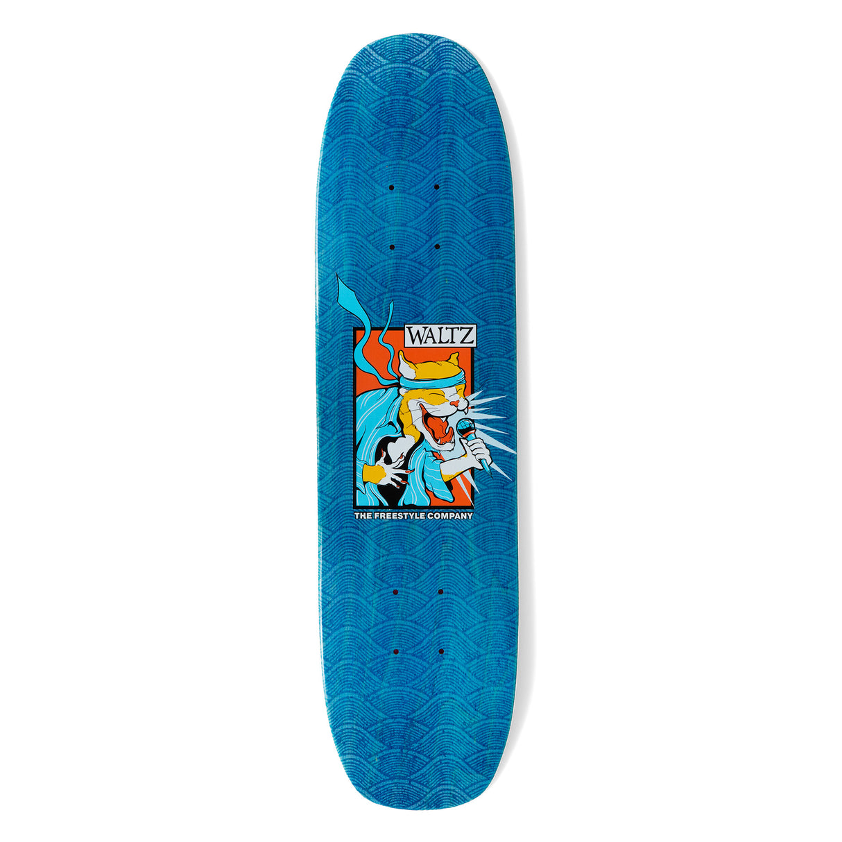 7.3" Spoon Nose Freestyle Skateboard Deck - Karaoke