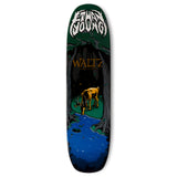 waltz huntington freestyle skateboard deck ethan young single kick flatground deer metal skateboard board blue river trees oregon