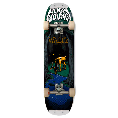 waltz pro complete freestyle skateboard ethan young prey deer skid plates freestyle wheels shop single kick spoon nose