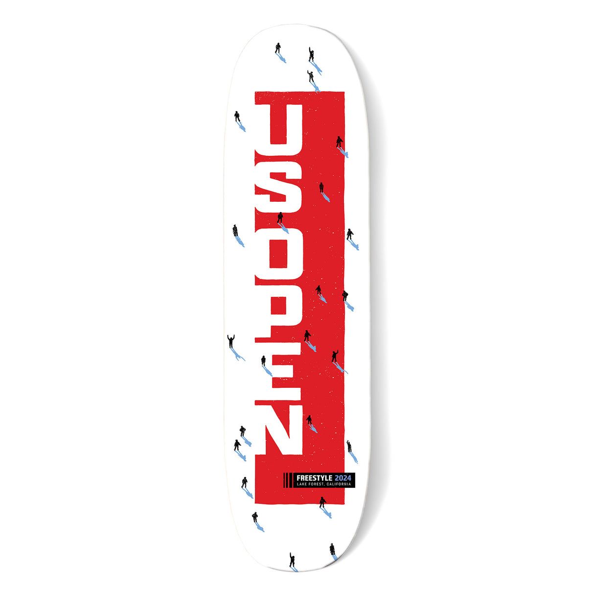 7.75" Twin Tail Freestyle Skateboard Deck - U.S. Open